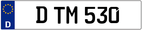 Truck License Plate